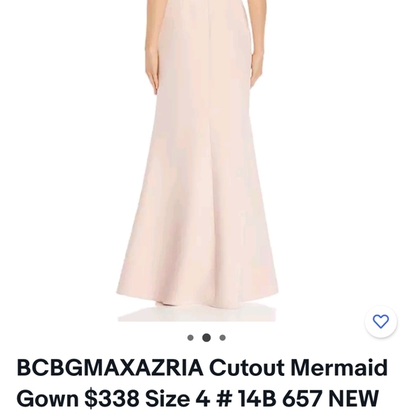 BCBGMAXAZRIA Womens Racerback Halter Gown - Picture 4 of 8